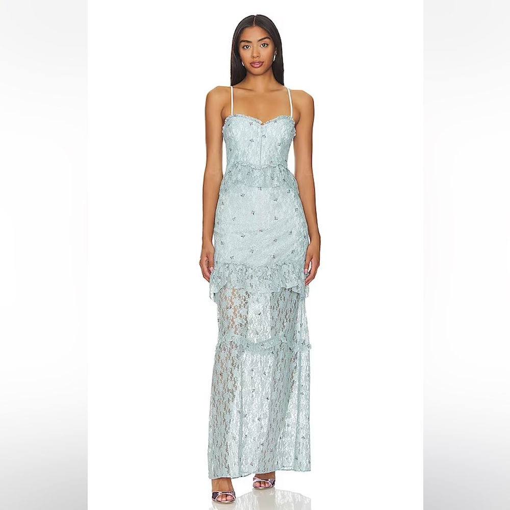 Revolve - Aisling Gown in Baby Blue